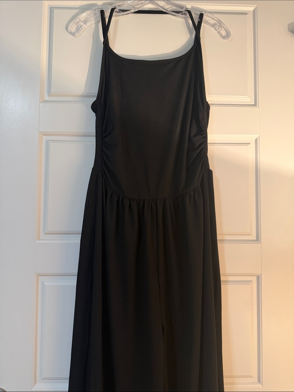 New Black Spaghetti Strap Jumpsuit